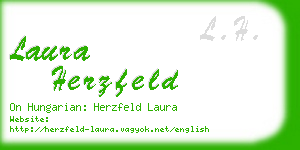 laura herzfeld business card